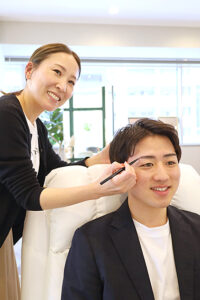 男性の施術も実績多数