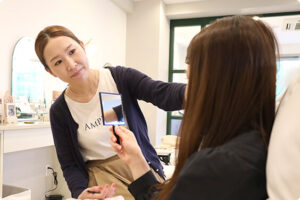 眉のデザイン(お客様のイメージと骨格や表情筋など考慮しご提案)